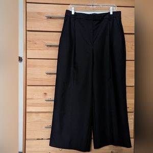 Never worn Zara black wide leg pants XL